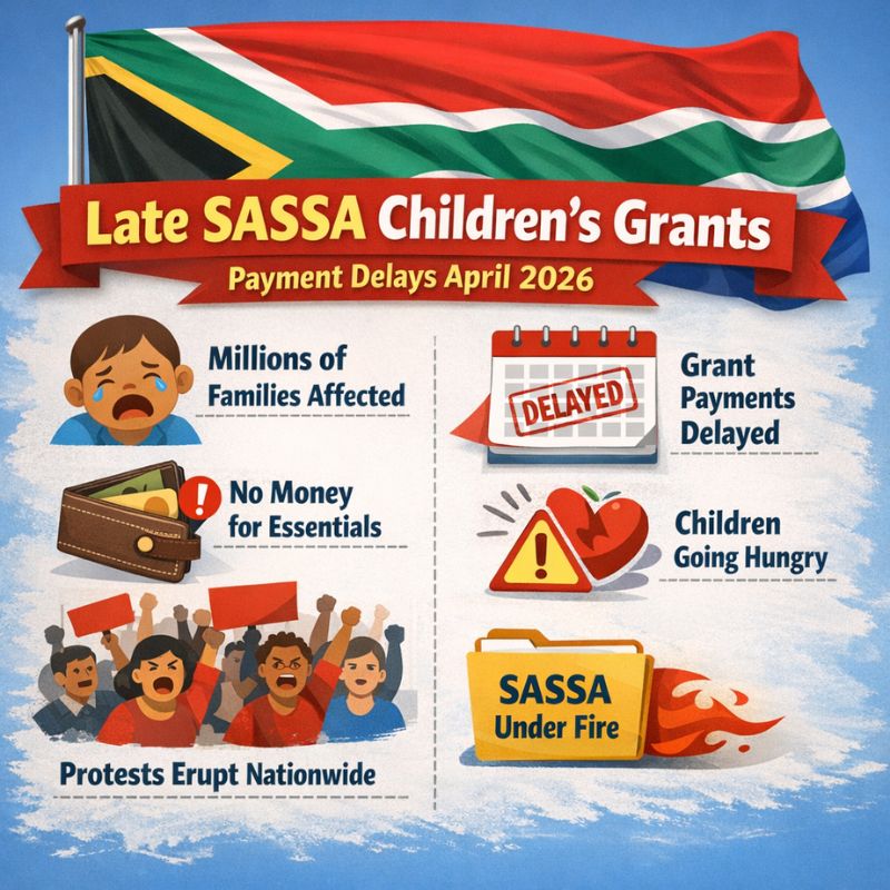 Late SASSA Children’s Grants April 2026