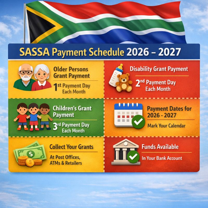 SASSA Payment Calendar update