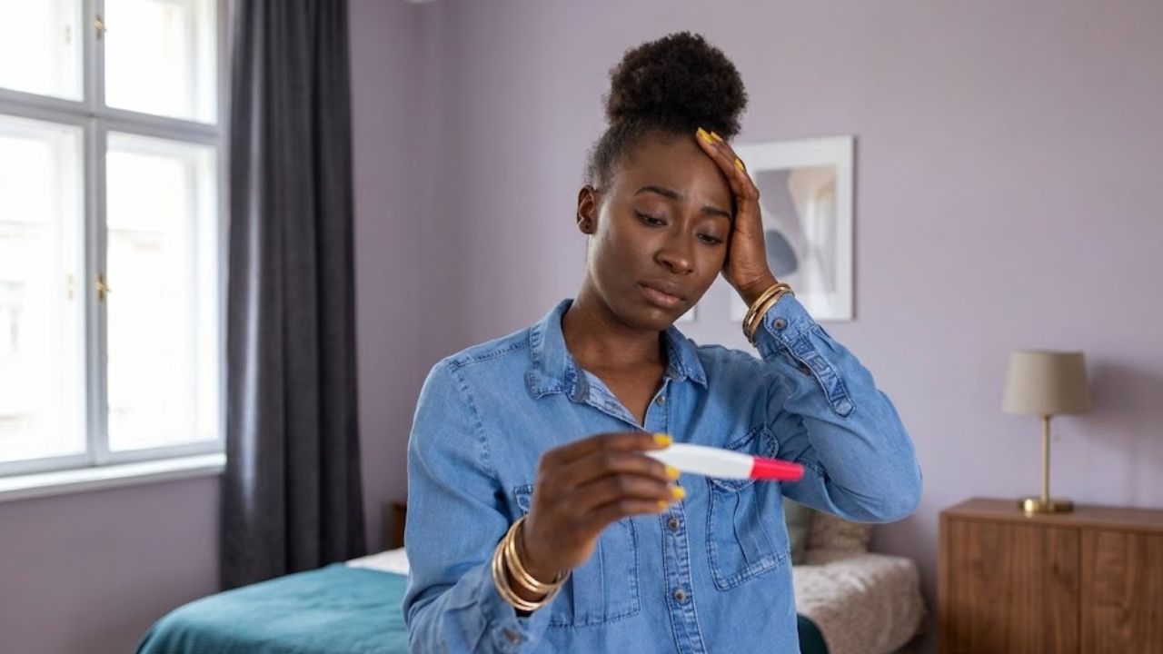 discovered a positive pregnancy test