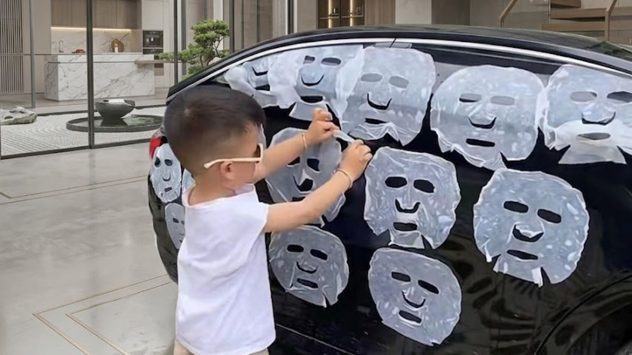 Mom's skincare routine