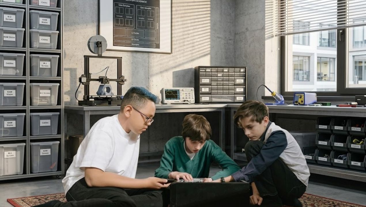 My son had a sleepover for his birthday.